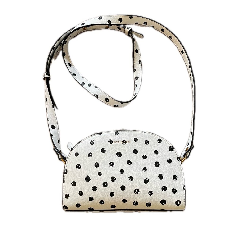 Love & Lore Vegan Leather Polka Dot Purse